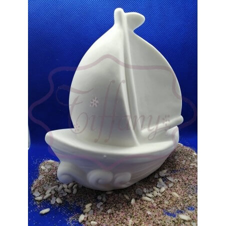 Barchetta in ceramica